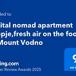 아파트 Digital Nomad,Iconic Milenium Cross,Comfy Apartment,The Foot Of Mount Vodno,16 Min By Walk To Center *