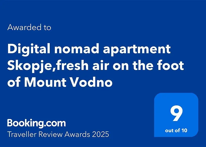 Apartment Digital Nomad, Comfy Apartment,the Foot Of Mount Vodno,16 Min By Walk To Center *