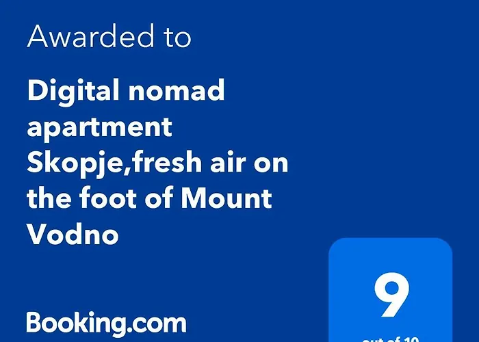 Digital Nomad, Comfy Apartment,the Foot Of Mount Vodno,16 Min By Walk To Center Skopje